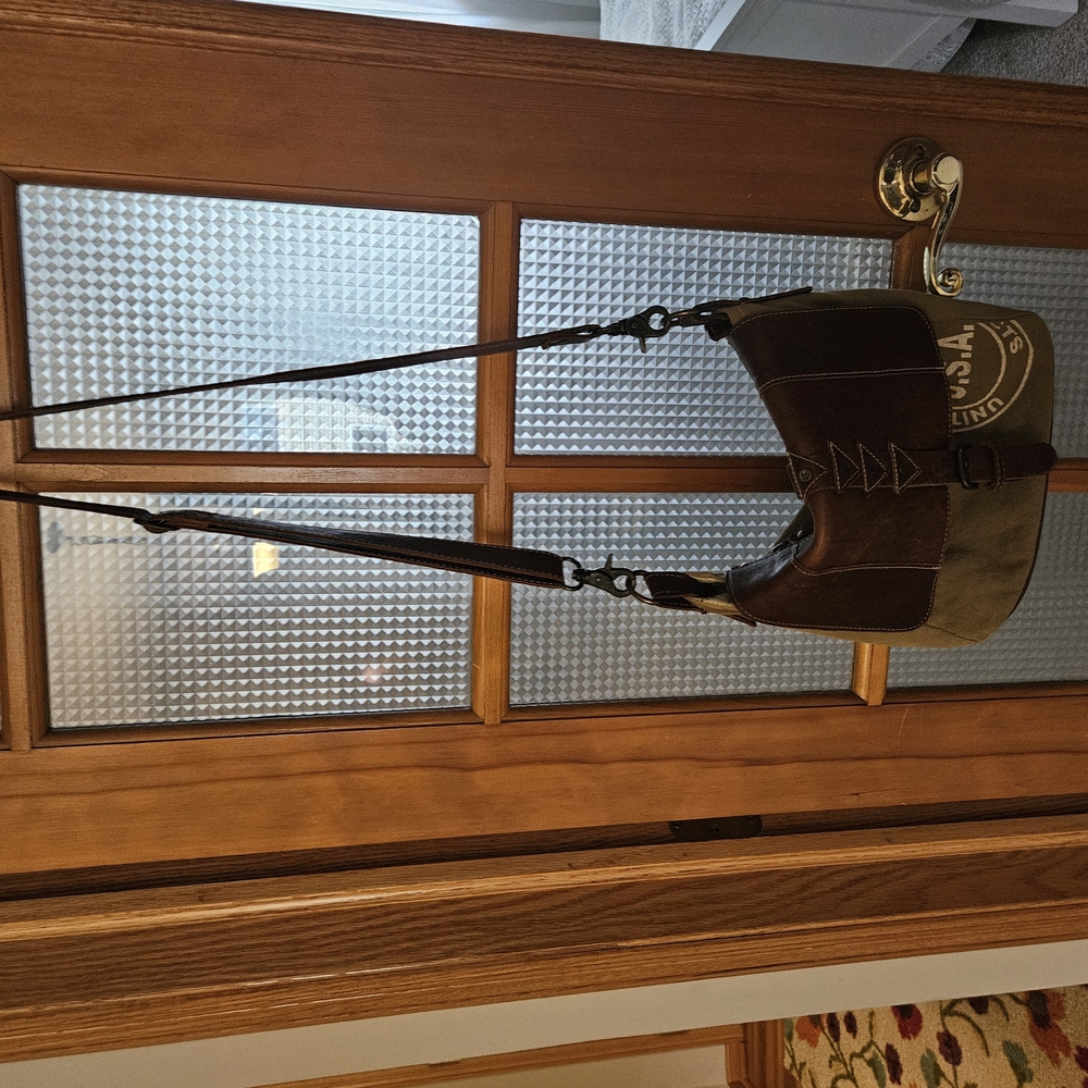 Myra Bag Brown and Tan Crossbody Bag